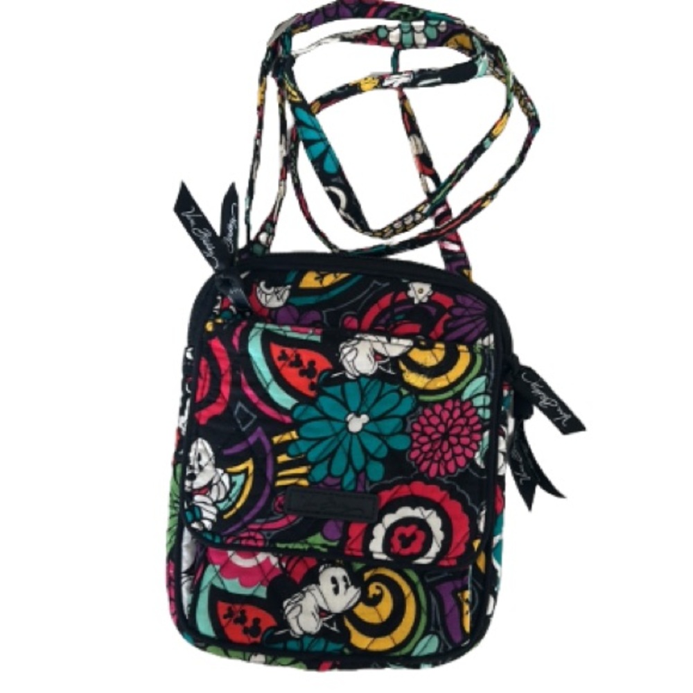 Vera Bradley Disney Collection Magical Blooms Mini Hipster Crossbody Bag